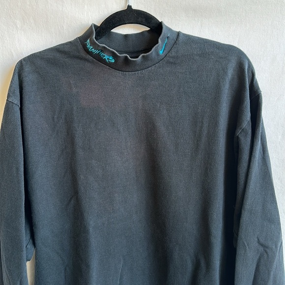 Nike Carolina Panthers black long sleeve mock turtleneck, size L - Picture 3 of 8